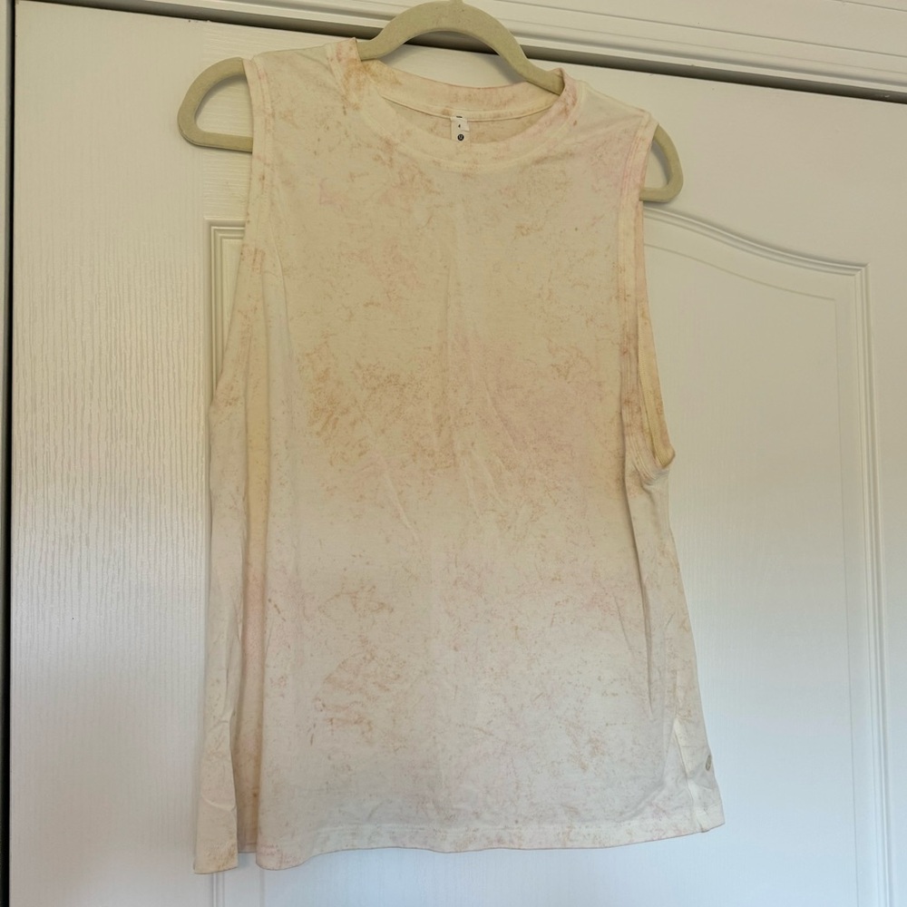 Lululemon All Yours Tank Vitasea Cirrus Wash Lemon Sorbet l Strawberry Milkshake